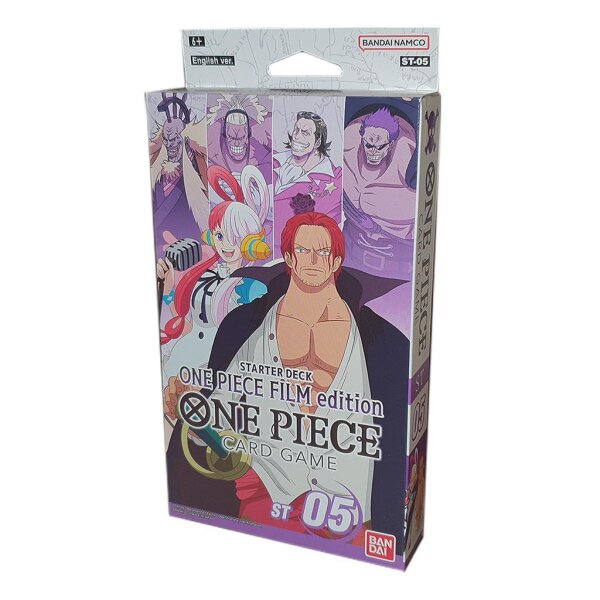 One Piece TCG Card Game ST05 EN - Film RED Edition - Starter Deck