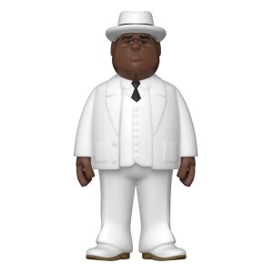 Notorious B.I.G. Vinyl Gold Figur Biggie Smalls White...