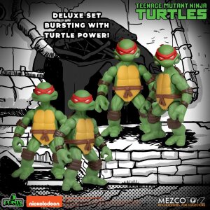 Teenage Mutant Ninja Turtles Actionfiguren Teenage Mutant Ninja Turtles Deluxe Set 8 cm