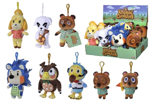 Animal Crossing Plüsch-Schlüsselanhänger Residents 15 cm Sortiment (12)