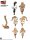 Earthworm Jim Zubehör-Set Wave 1: Worm Body & Jim Heads Accessory Pack