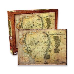 Der Hobbit Puzzle Map (1000 Teile)