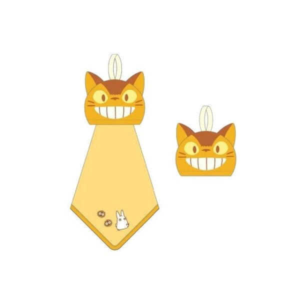 Mein Nachbar Totoro Pop-Up Mini-Handtuch Catbus 25 x 25 cm