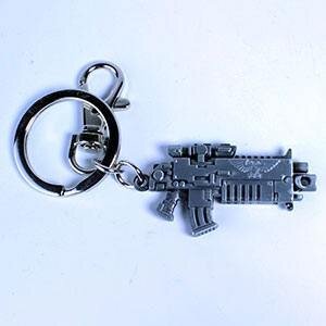 Warhammer 40K Metall-Schlüsselanhänger Bolter...
