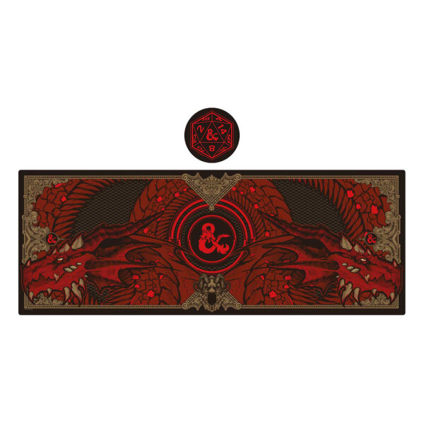 Dungeons & Dragons Schreibtischunterlage & Untersetzer Set Graphic