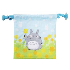 Mein Nachbar Totoro Stoffbeutel Totoro with Flowers 20 x...