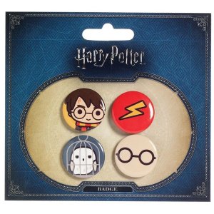 Harry Potter Cutie Ansteck-Buttons 4er-Pack Harry Potter...