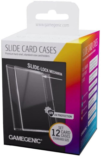 Gamegenic - Slide Card Case 12x - transparent