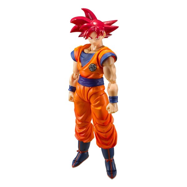 Dragon Ball Super S.H. Figuarts Actionfigur Super Saiyan God Son Goku Saiyan God of Virture 14 cm