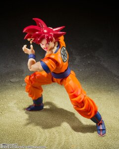 Dragon Ball Super S.H. Figuarts Actionfigur Super Saiyan God Son Goku Saiyan God of Virture 14 cm