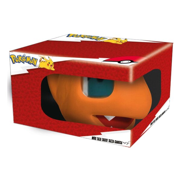 Pokemon 3D Tasse Glumanda 385 ml