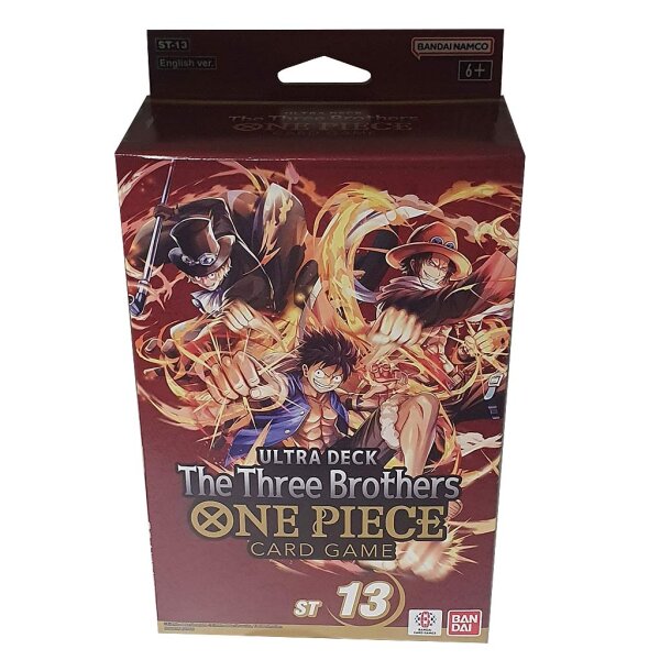 One Piece TCG Card Game ST13 EN - Ultra Deck - The Three Brother