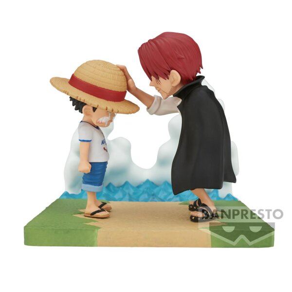 One Piece World Collectable Figure Log Stories - Monkey.D.Luffy & Shanks
