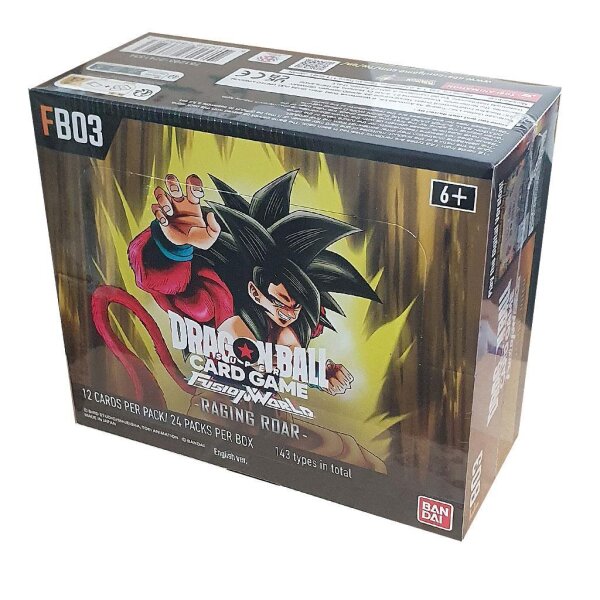 Dragon Ball Super TCG Fusion World - FB03 Raging Roar - Englisch - Booster Display Card Game