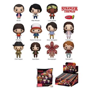 Stranger Things PVC-Taschenanhänger Series 1 Display...