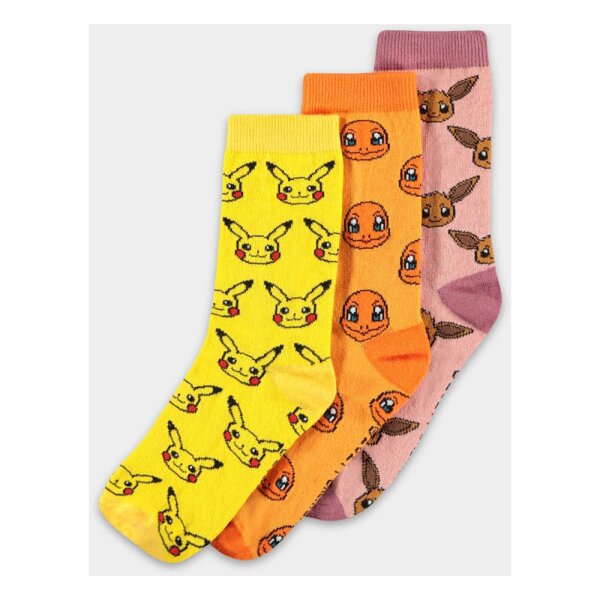 Pokemon Socken 3er-Pack Three Icons 35-38