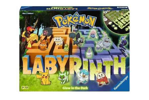 Pokemon Brettspiel Labyrinth Glow in the Dark