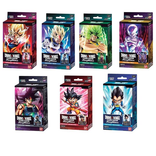 Dragon Ball Super TCG Fusion World - FS-01-02-03-04-05-06-07 - EN - Starter Decks - Card Game