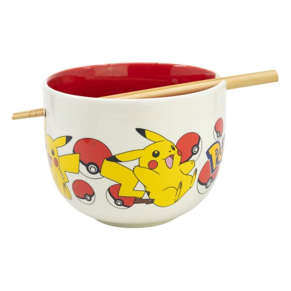 Pokemon Ramen-Schüssel mit Stäbchen Face