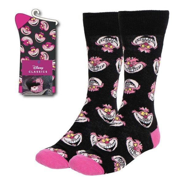 Disney Socken Alice im Wunderland Grinsekatze Faces 36-43