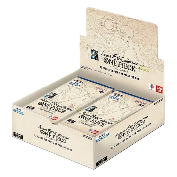 One Piece TCG Card Game EB02 - Anime 25th Collection - Extra Booster Display EN