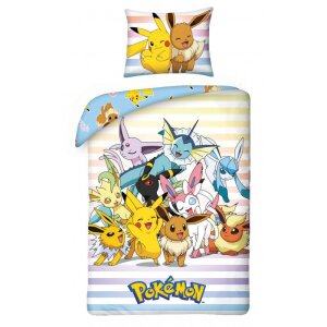 Pokemon Bettwäsche Pikachu, Evoli & Friends 140...