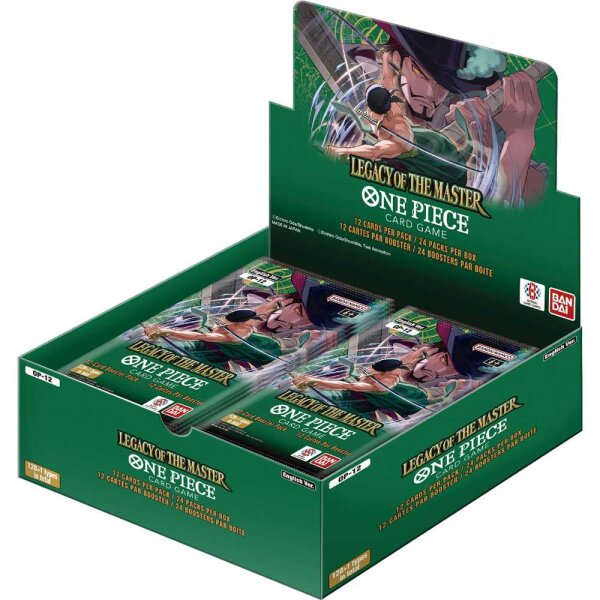 One Piece TCG Card Game OP12 - Legacy of the Master - Booster Display EN