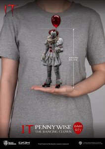 Stephen Kings Es Dynamic 8ction Heroes Actionfigur 1/9 Pennywise 21 cm