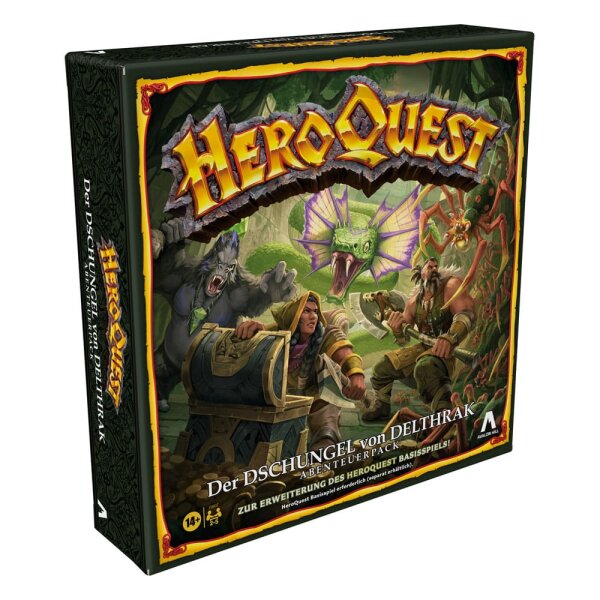 HeroQuest Brettspiel-Erweiterung Der Dschungel von Delthrak Abenteuerpack *DE*