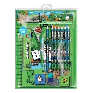 Minecraft Schreibset 12-teilig A4 Bumper