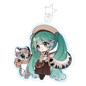 Hatsune Miku Acryl Schlüsselanhänger Kawaii...