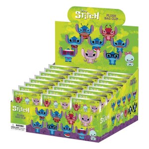 Lilo & Stitch Plüsch-Taschenanhänger Stitch Display (24)