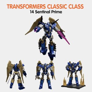 Transformers Blokees Plastic Model Classic Class 14 Sentinel Prime