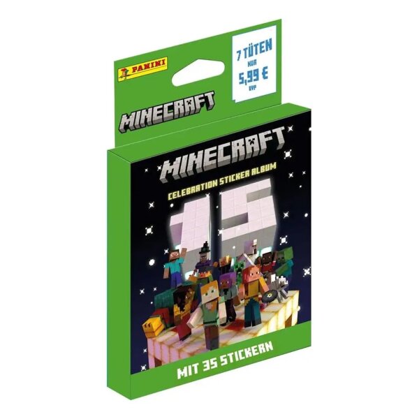 Minecraft Sticker Collection Eco-Blister 15th Anniversary Celebration *DE*
