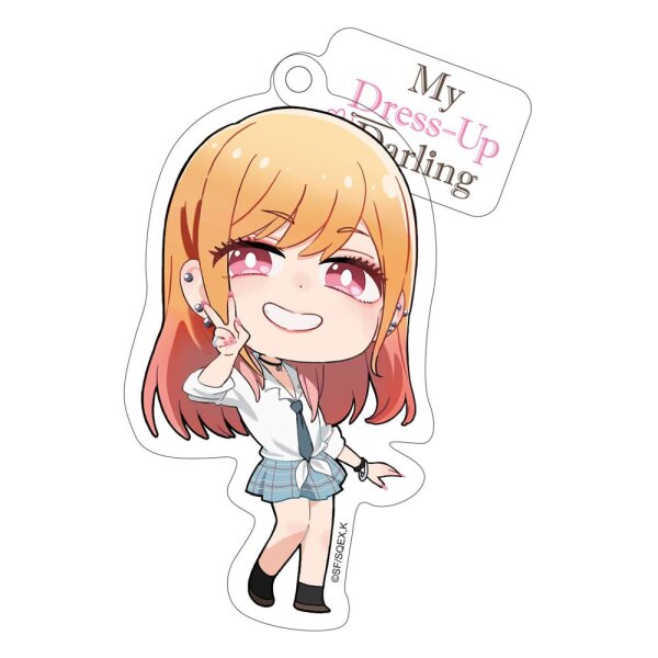 My Dress-Up Darling Acryl Schlüsselanhänger Marin Chibi Style 8 cm