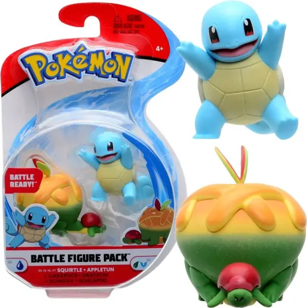 Pokemon Battle Figuren Wave 9 - Schiggy & Schlapfel 5 - 8 cm