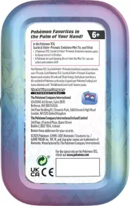 Pokemon TCG Karmesin & Purpur 8.5 Prismatische Entwicklungen Mini Tin Display (8) *EN*