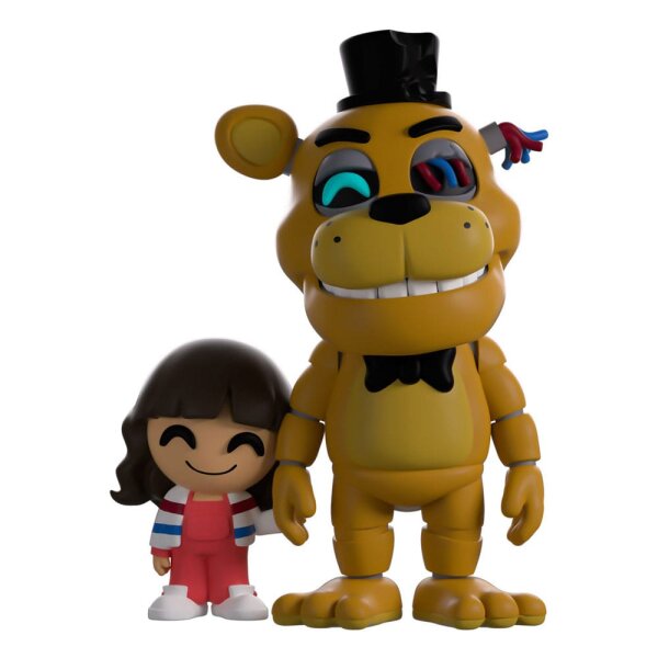 Five Nights at Freddys Vinyl Figur Abby & Golden Freddy 11 cm