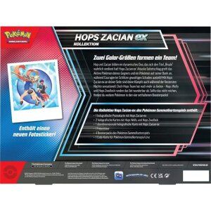 Pokemon TCG Hops Zacian EX Box März 2025 - deutsch