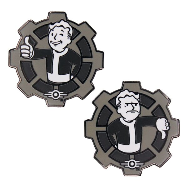 Fallout Sammelmünze Decision Black & White Limited Edition