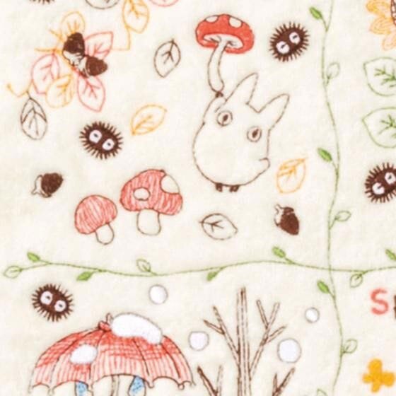 Mein Nachbar Totoro Mini-Handtuch Towel Wreath of Nuts 25 x 25 cm