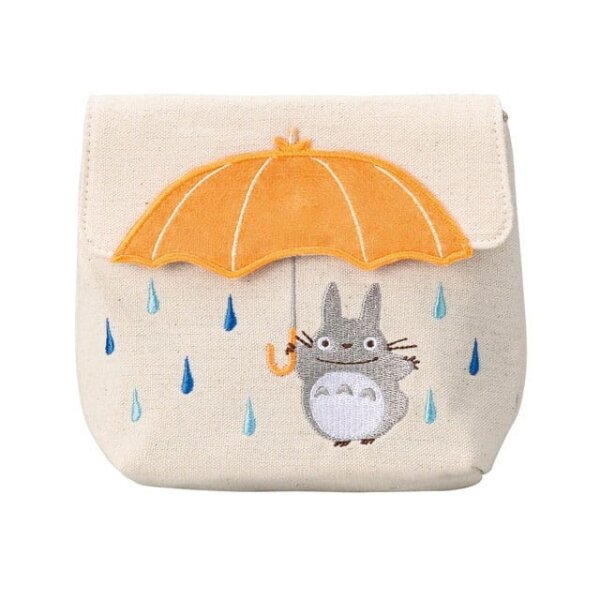 Mein Nachbar Totoro Geldbörse Totoro Orange Umbrella