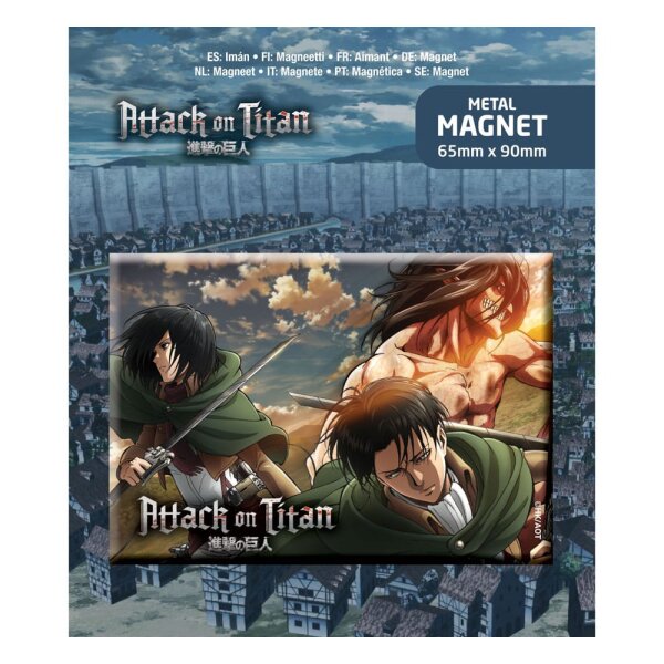 Attack on Titan Magnet Trio