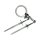The Witcher III: Wild Hunt Schlüsselanhänger Geralt Two Swords