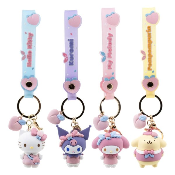 Sanrio Peach Series Schlüsselanhänger Hello Kitty and Friends Display (12)