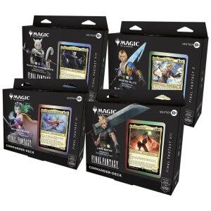 Magic the Gathering Final Fantasy Commander-Decks Display...