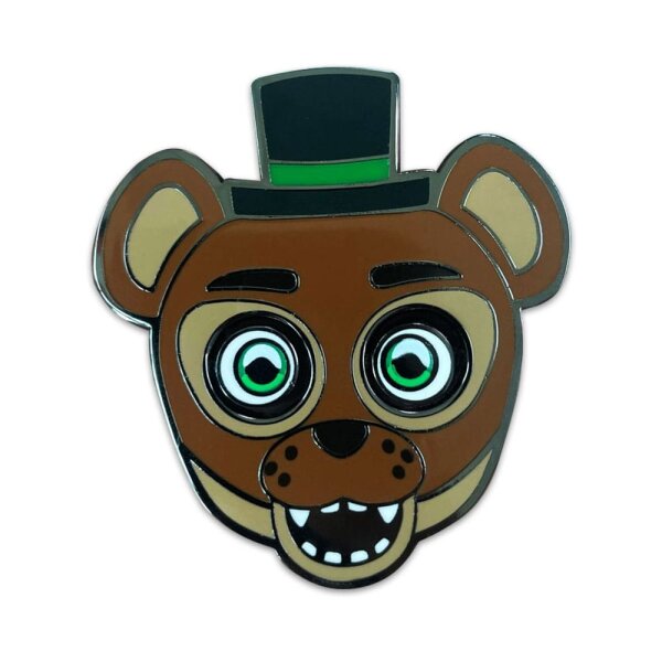 Five Nights at Freddys Ansteck-Pin Popgoes The Weasel Glow in the Drak Spinning 5 cm