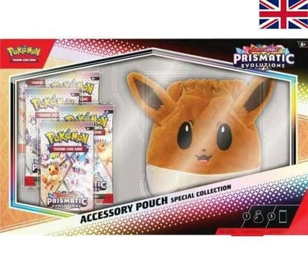 Pokemon TCG Scarlet & Violet 08.5 Prismatic Evolutions Eevee Accessory Pouch Collection *EN*