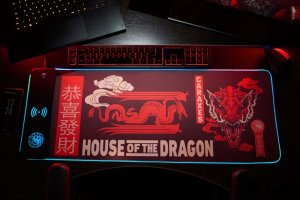 House of the Dragon Mousepad mit Ladefunktion