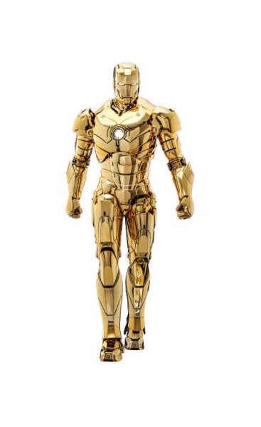 Iron Man Movie Masterpiece Diecast Actionfigur 1/6 Iron Man Mark III (Gold Color Version) Hot Toys Exclusive 33 cm